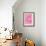 Four On Pink-null-Framed Art Print displayed on a wall