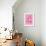 Four On Pink-null-Framed Art Print displayed on a wall