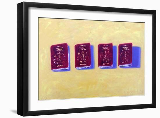 Four Passports-Sara Hayward-Framed Giclee Print