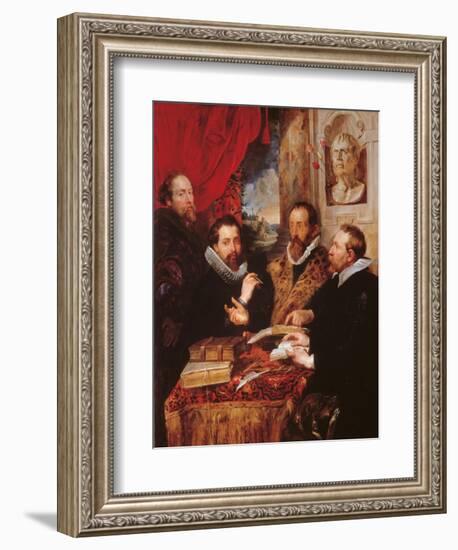 Four Philosophers-Peter Paul Rubens-Framed Art Print