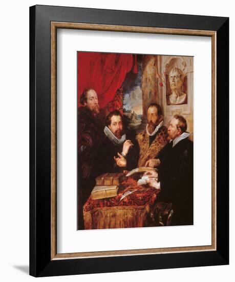 Four Philosophers-Peter Paul Rubens-Framed Art Print