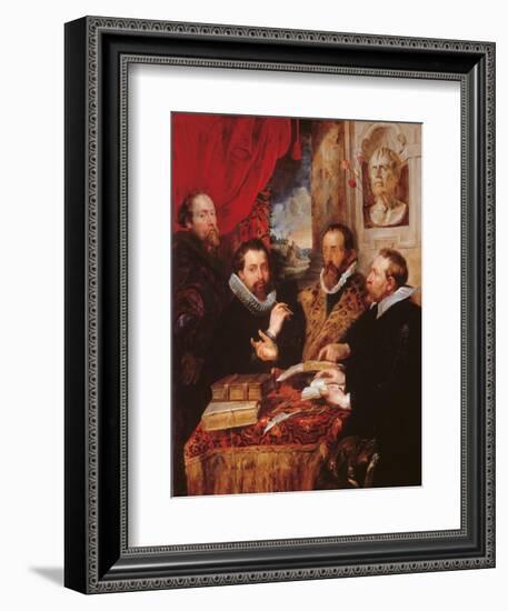 Four Philosophers-Peter Paul Rubens-Framed Art Print