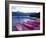 Four Pink Boats, Canadian Rockies ‘06-Monte Nagler-Framed Photographic Print