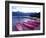 Four Pink Boats, Canadian Rockies ‘06-Monte Nagler-Framed Photographic Print