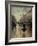 Four Pm at the Carrefour Drouot and the Grand Boulevard, C.1895-Jean Béraud-Framed Giclee Print