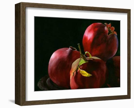 Four Pomegranates-Terri Hill-Framed Giclee Print