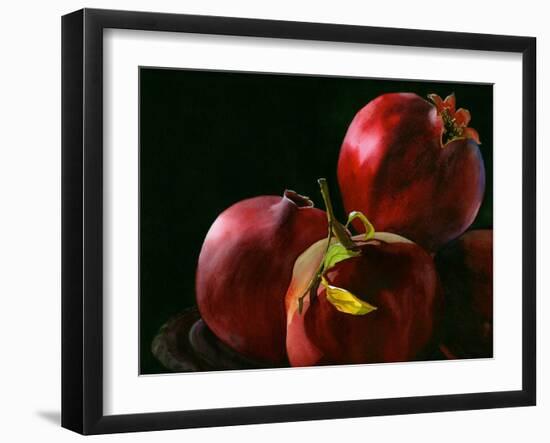 Four Pomegranates-Terri Hill-Framed Giclee Print