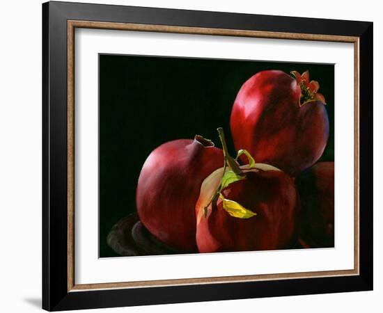 Four Pomegranates-Terri Hill-Framed Giclee Print