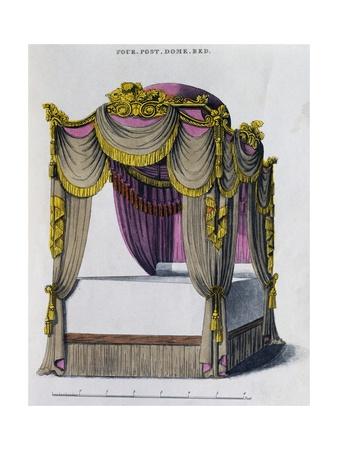 Four Poster Canopy Bed With Dome By George Smith From Cabinet