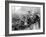 Four Prospectors Posed on Trail in Alaska During the Yukon Gold Rush in 1897-null-Framed Photo