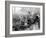 Four Prospectors Posed on Trail in Alaska During the Yukon Gold Rush in 1897-null-Framed Photo