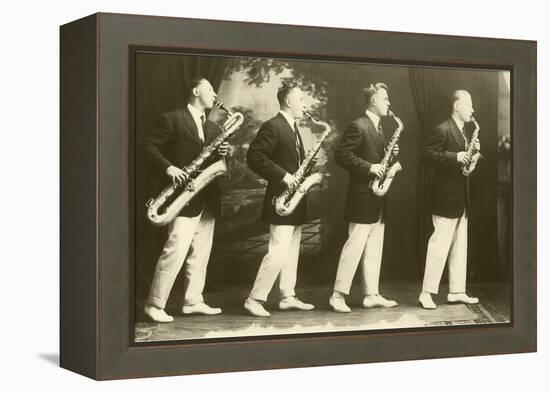 Four Saxophones-null-Framed Stretched Canvas