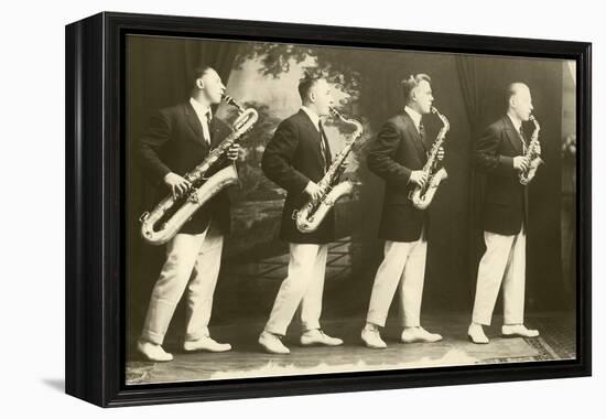 Four Saxophones-null-Framed Stretched Canvas