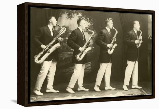 Four Saxophones-null-Framed Stretched Canvas