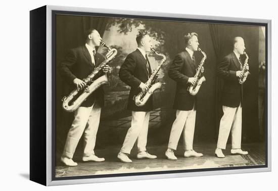 Four Saxophones-null-Framed Stretched Canvas