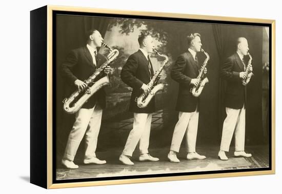 Four Saxophones-null-Framed Stretched Canvas