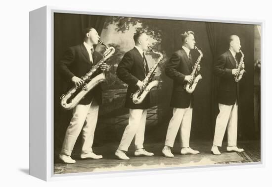 Four Saxophones-null-Framed Stretched Canvas