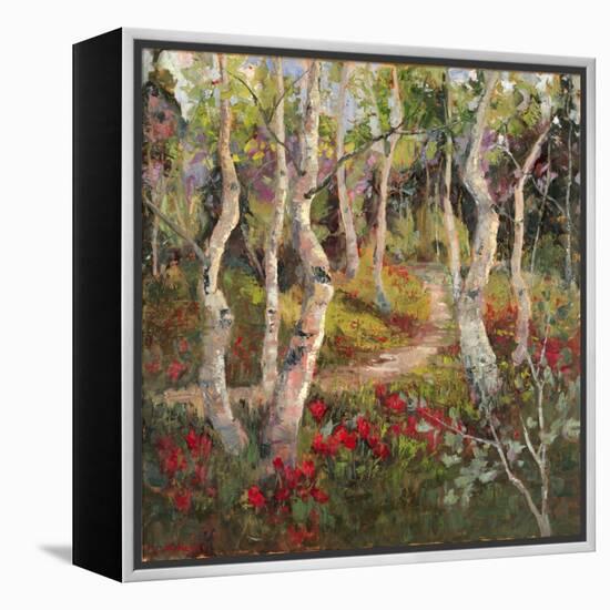 Four Seasons Aspens I-Nanette Oleson-Framed Stretched Canvas