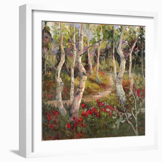 Four Seasons Aspens I-Nanette Oleson-Framed Art Print