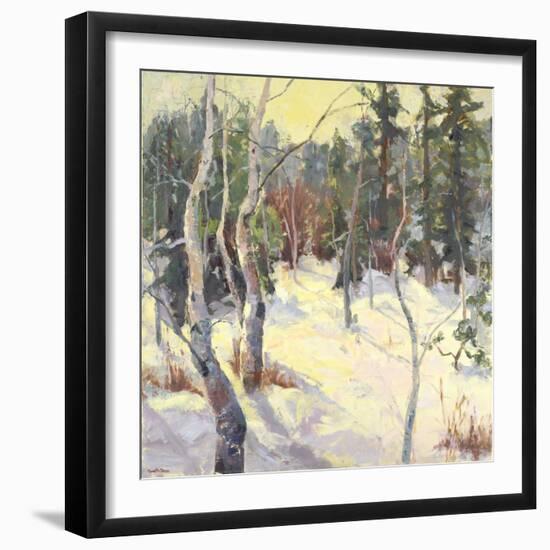 Four Seasons Aspens IV-Nanette Oleson-Framed Premium Giclee Print