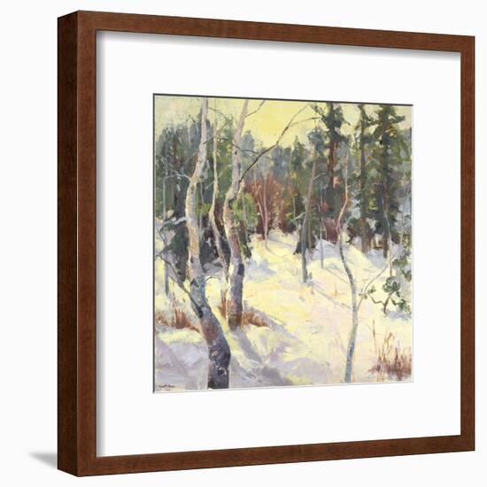 Four Seasons Aspens IV-Nanette Oleson-Framed Art Print