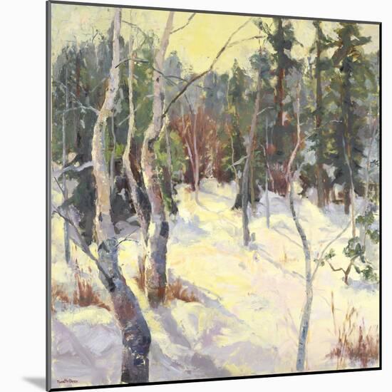 Four Seasons Aspens IV-Nanette Oleson-Mounted Art Print