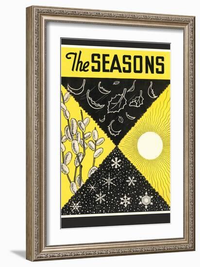 Four Seasons Chart-null-Framed Giclee Print