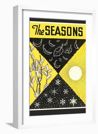 Four Seasons Chart-null-Framed Giclee Print