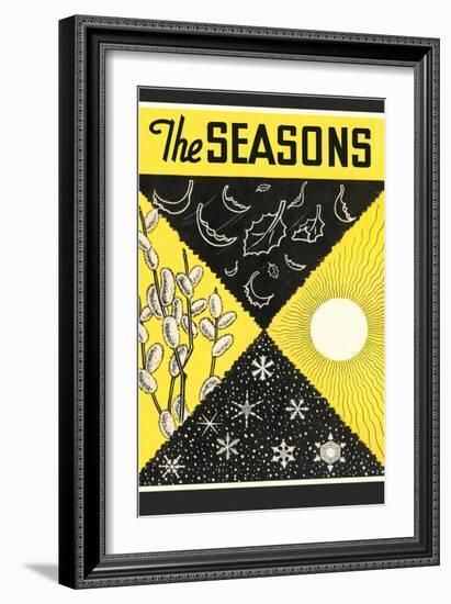 Four Seasons Chart-null-Framed Giclee Print