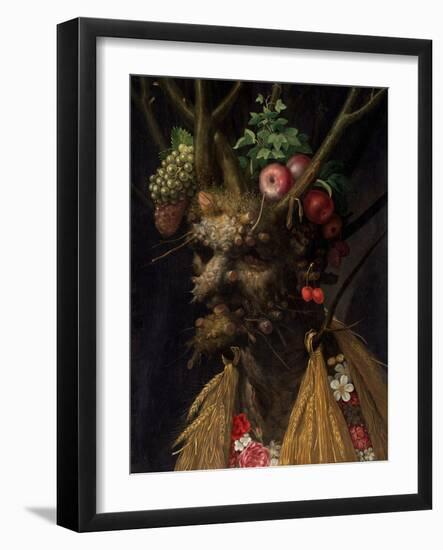 Four Seasons in One Head by Giuseppe Arcimboldo-Giuseppe Arcimboldo-Framed Giclee Print