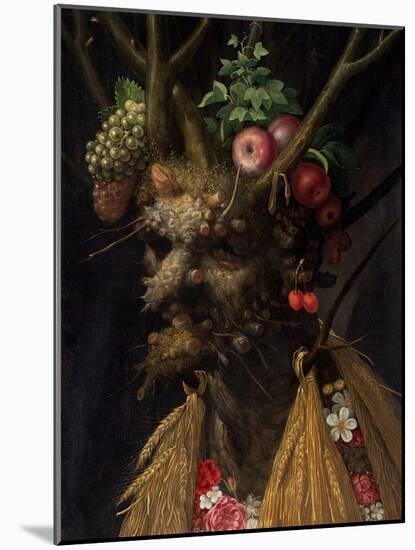 Four Seasons in One Head by Giuseppe Arcimboldo-Giuseppe Arcimboldo-Mounted Giclee Print