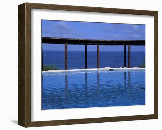 Four Seasons Punta Mita Resort, Beach Vista from Pool, Puerto Vallarta, Mexico-Judith Haden-Framed Photographic Print