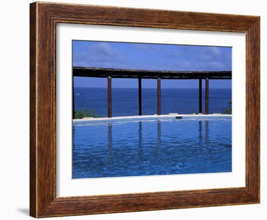 Four Seasons Punta Mita Resort, Beach Vista from Pool, Puerto Vallarta, Mexico-Judith Haden-Framed Photographic Print