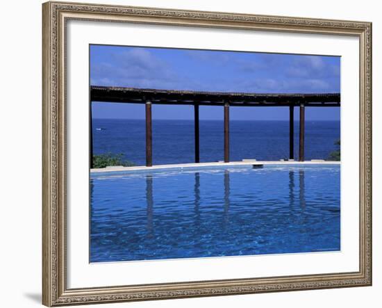 Four Seasons Punta Mita Resort, Beach Vista from Pool, Puerto Vallarta, Mexico-Judith Haden-Framed Photographic Print