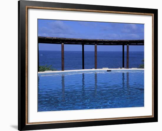 Four Seasons Punta Mita Resort, Beach Vista from Pool, Puerto Vallarta, Mexico-Judith Haden-Framed Photographic Print