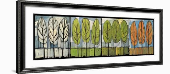 Four Seasons Tree Series Horizontal-Tim Nyberg-Framed Giclee Print