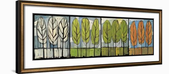 Four Seasons Tree Series Horizontal-Tim Nyberg-Framed Giclee Print