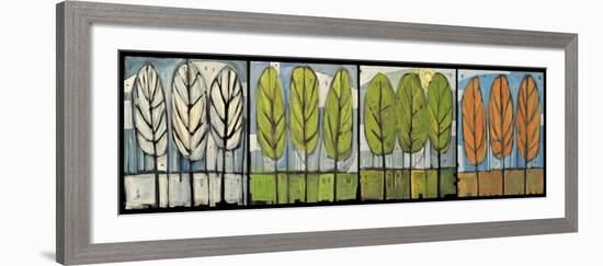 Four Seasons Tree Series Horizontal-Tim Nyberg-Framed Giclee Print
