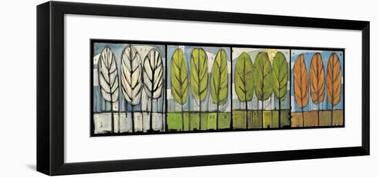 Four Seasons Tree Series Horizontal-Tim Nyberg-Framed Giclee Print