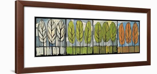Four Seasons Tree Series Horizontal-Tim Nyberg-Framed Giclee Print