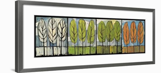 Four Seasons Tree Series Horizontal-Tim Nyberg-Framed Giclee Print