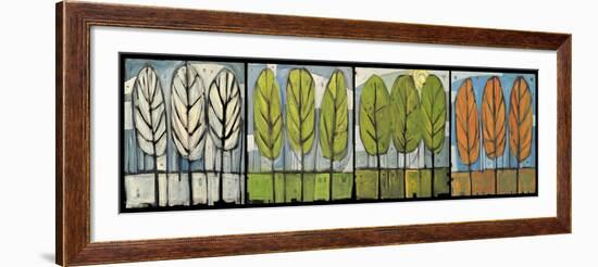 Four Seasons Tree Series Horizontal-Tim Nyberg-Framed Giclee Print