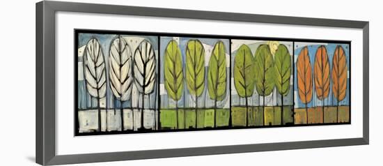 Four Seasons Tree Series Horizontal-Tim Nyberg-Framed Giclee Print