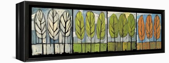 Four Seasons Tree Series Horizontal-Tim Nyberg-Framed Premier Image Canvas