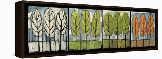 Four Seasons Tree Series Horizontal-Tim Nyberg-Framed Premier Image Canvas