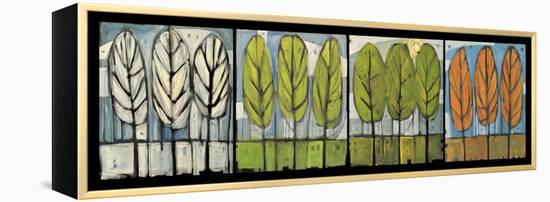 Four Seasons Tree Series Horizontal-Tim Nyberg-Framed Premier Image Canvas