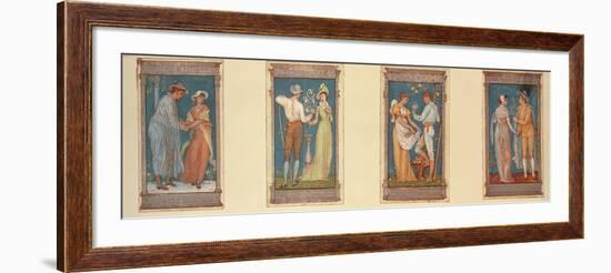 Four Seasons-Walter Crane-Framed Giclee Print