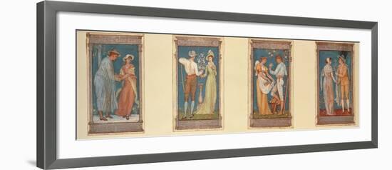 Four Seasons-Walter Crane-Framed Giclee Print