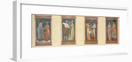 Four Seasons-Walter Crane-Framed Giclee Print