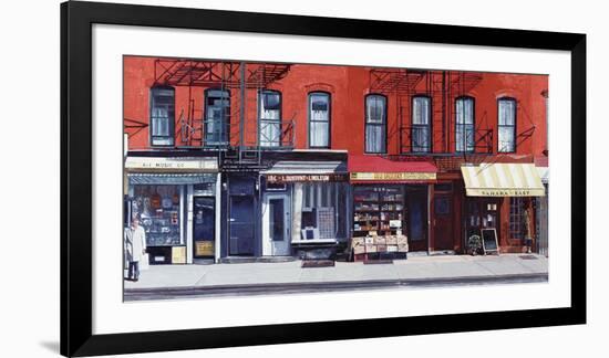 Four Shops on 11th Avenue, New York, c.2003-Anthony Butera-Framed Art Print